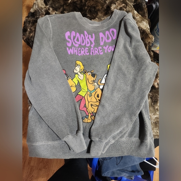 Scooby-Doo Women's Graphic Sweatshirt - Gray Size S - Picture 2 of 6